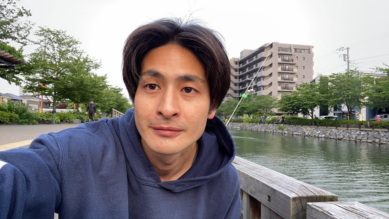 新川で釣り！何が釣れるかな？