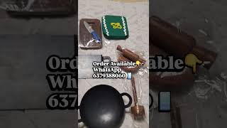 Miniature Cast iron set Available also Wooden, plastic, Aluminum, pure Brass, steel #asmr #kitchen