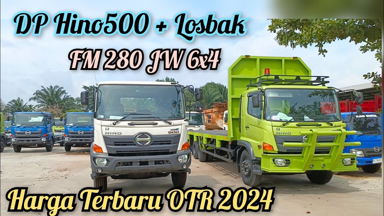 Harga Hino 500 Terbaru 2024 Dp Truk Tronton FM 280 JW #hino500 #trucklovers #trukoleng