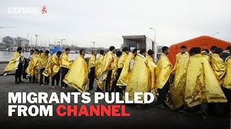 Thumbnail for Channel migrant EMERGENCY as dinghy from France sinks on way to UK