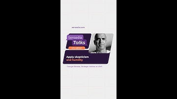 Apply skepticism and humility