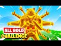 Every GOLD BOSS Challenge in Fortnite! (hard mode)