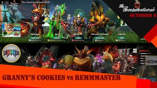[GTI 2025] Scotteh casts Granny's Cookies vs ReMMMastered (Elimination) Oct 8 2025