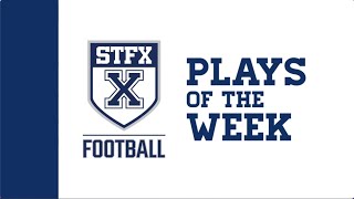StFX X-Men Football Plays of the Week 10/16/22