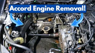 2007 Honda Accord 2.4L engine removal