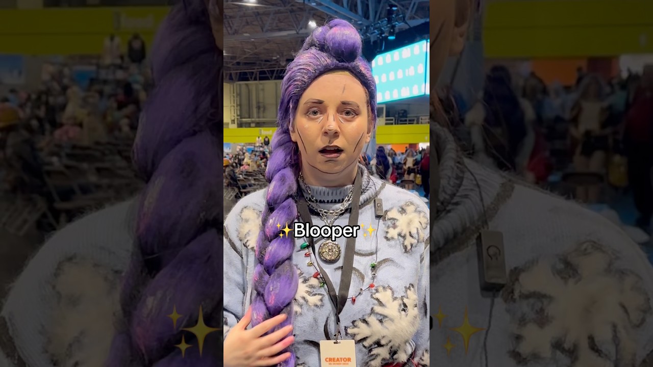 Blooper 😭😂 #kpopdemonhunters #kpdh #rumicosplay #mcmbirmingham #bloopers #outtakes #memesuk