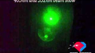 405nm 532nm laser beam from 