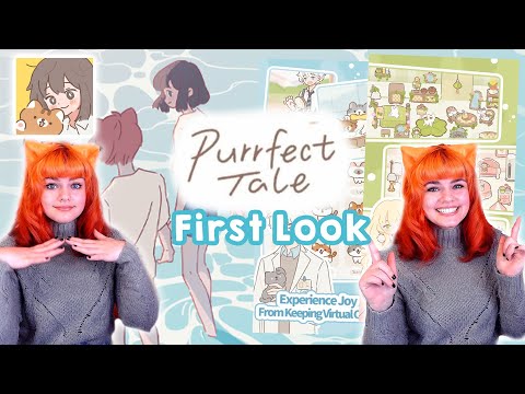 Giving up on school and finding a cat boy UwU | Let’s Check Out Purrfect Tale!
