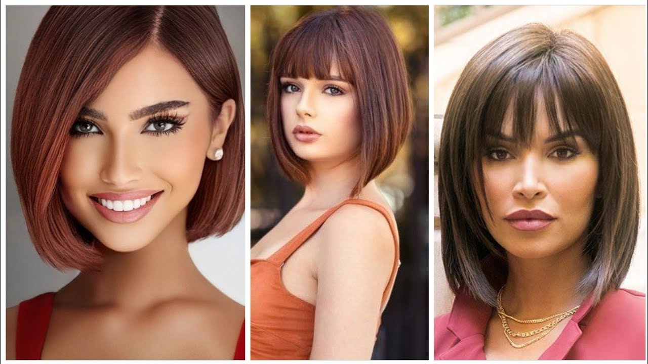 fine short pixie // jaw length hair cuts for women// over 40 to look stunning