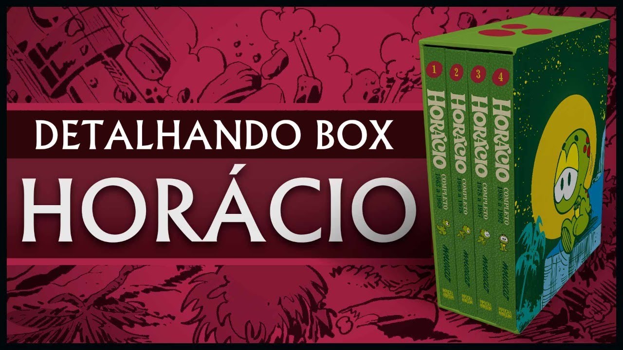 Coleção HORÁCIO COMPLETO!! Como ficou o box com os quatro volumes? | Saga da Editora 114