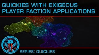 Quickies: Player Faction Application