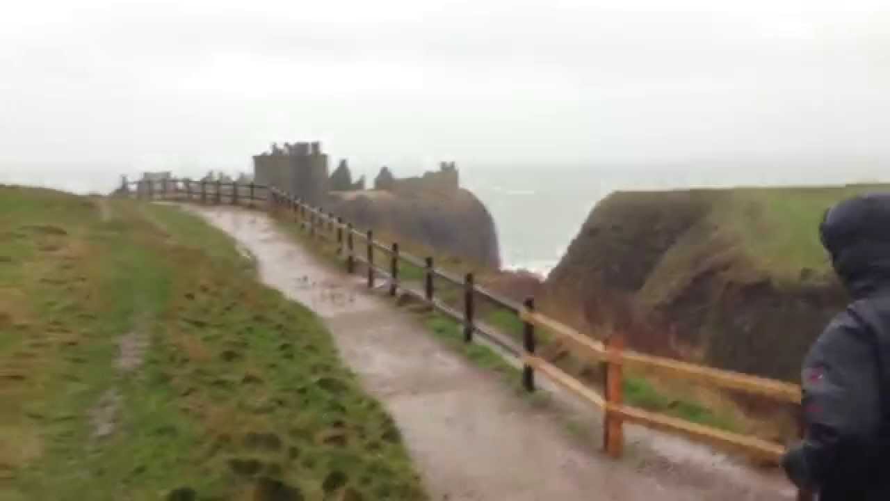Severe Weather in Scotland, Dunnottar Castle, 26th of January 2014