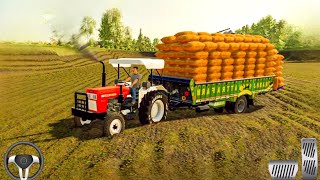 US Tractor Farming Game 3D - Village Farming Cargo Tractor Driving - Android GamePlay  screenshot 1