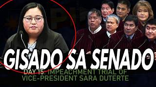 Day 15: VP Sara Duterte Impeachment Trial (5/5) Paggamit ng Aliases, Tinutukan ng mga Senator-Judge