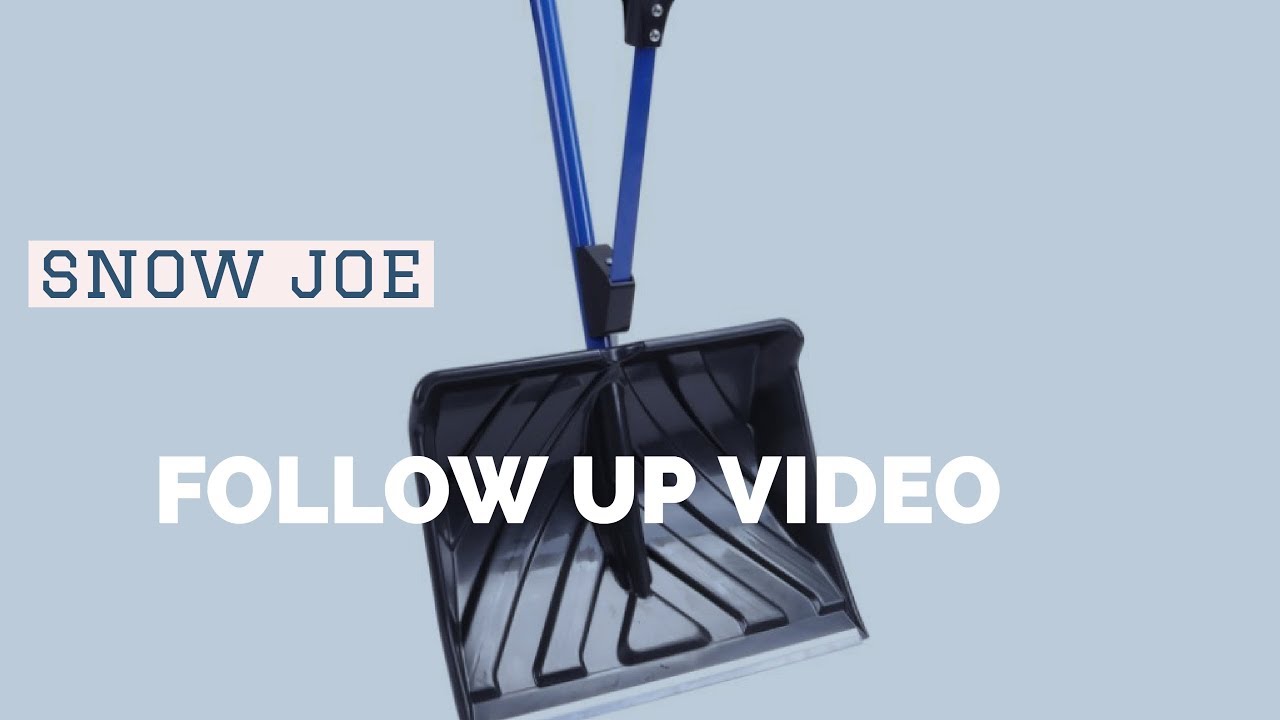 SNOW JOE FOLLOW UP Amazon's Choice Snow Shovel Spring Assisted Handle