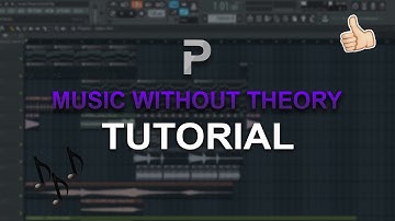 HOW TO MAKE: MUSIC WITHOUT KNOWING ANY THEORY! 🔥  - FL Studio / Hookpad tutorial
