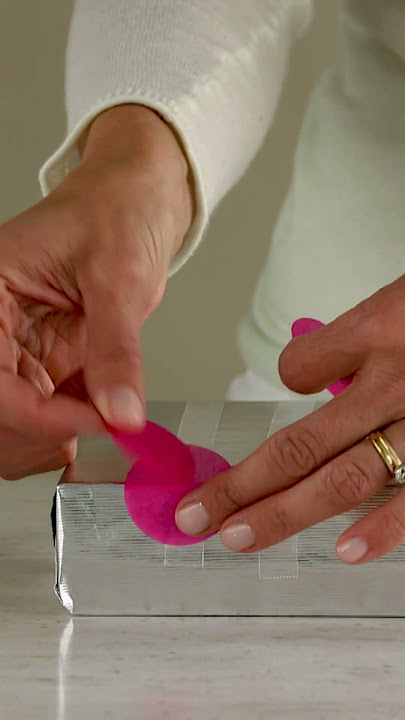 Tissue Paper Pom-Pom Kit Makes 5-Pink, Pk 1, Martha Stewart 