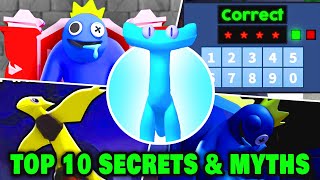 I Busted 10 Myths In RAINBOW FRIENDS CHAPTER 2! | INSANE 10 SECRETS YOU MISSED