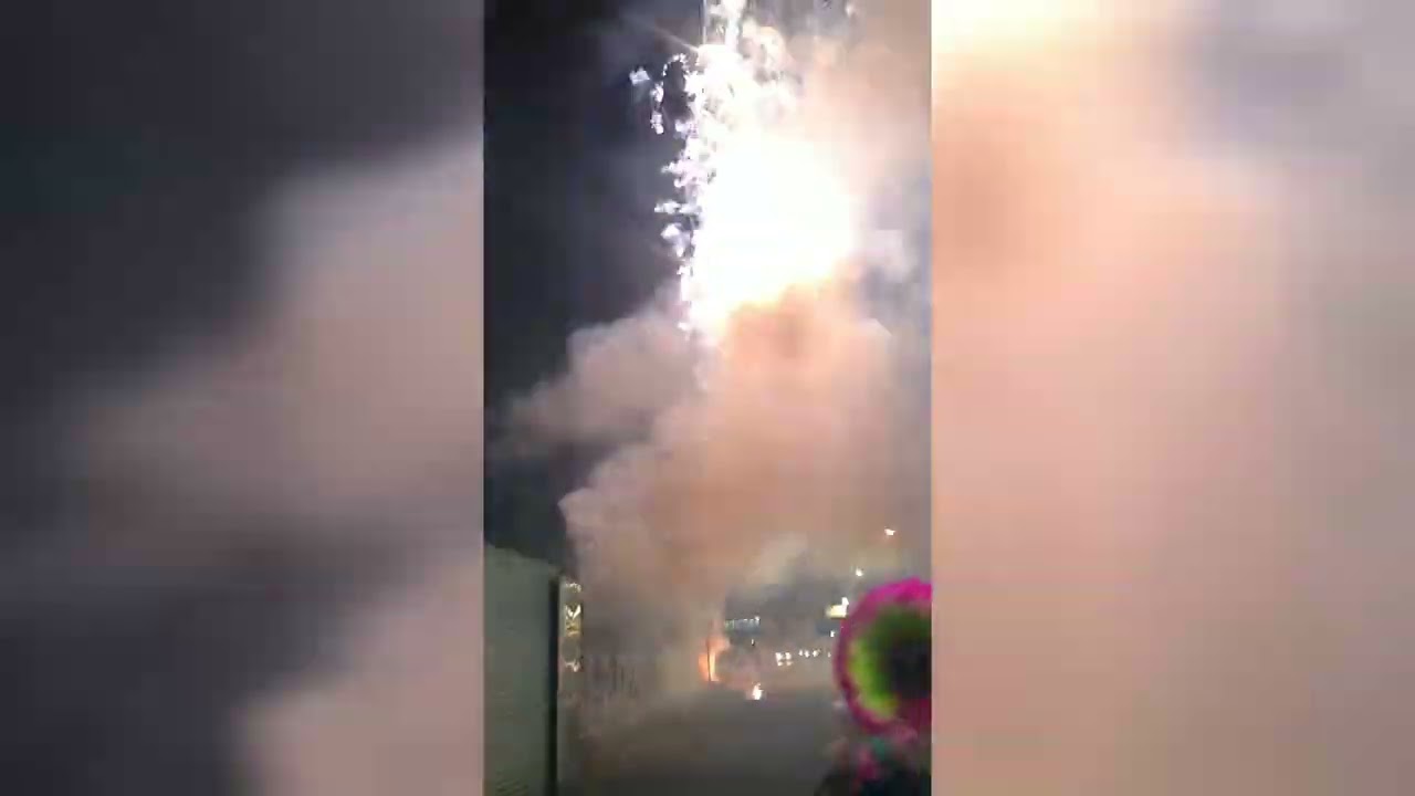 Queima de Fogos + Saída Turma Bicho Rei 2022 💚💜 #carnavalderua #batebola