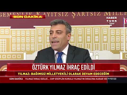 Öztürk Yılmaz ihraç edildi