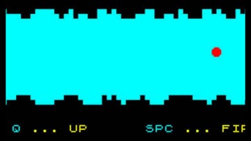 Chopper Attack (type-in game from book Giant Book of Spectrum Arcade Games, 1984) (ZX Spectrum)