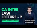 Lecture 2  - CA Inter Exam Oriented Full Batch May 2023 &amp; Nov 2023 | New Syllabus 2023 | CA Shubham