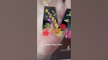 Customized Name Resin Keychain #shorts #viral #shortsvideo