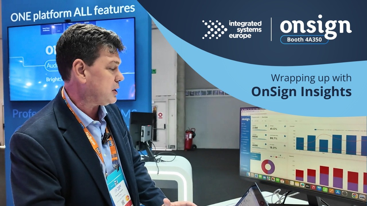 ISE 2026 - OnSign Insights - YouTube