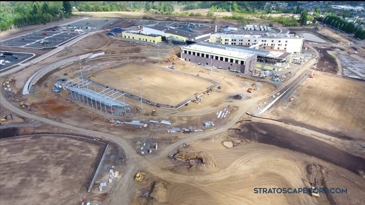 Sherwood HS Construction Status 9/14/19 YouTube
