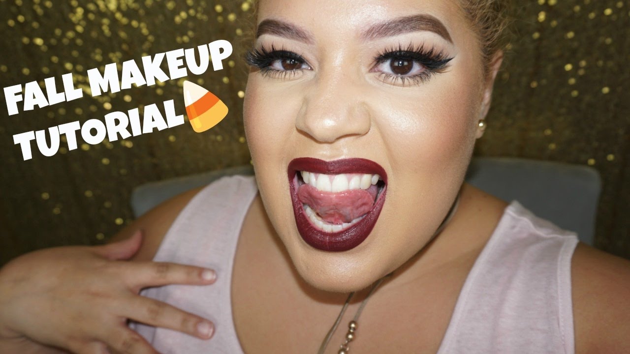 HOW TO FALL MAKEUP TUTORIAL 2016 |♔ makeupbykalyssa - YouTube