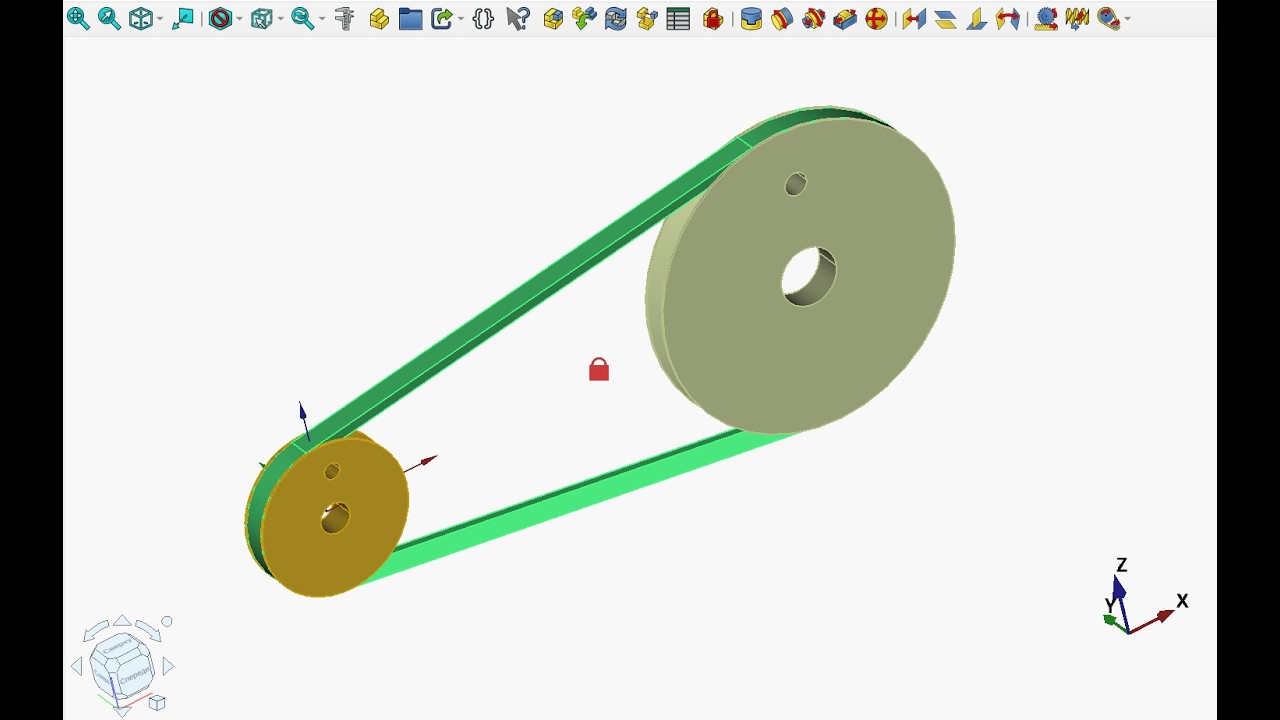 89. FreeCAD 1.0 Для начинающих с нуля! Верстак для сборки Assembly. Часть 12. Ременная передача
