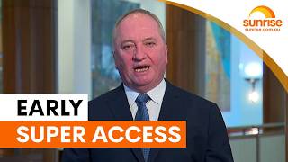 One Nation pushes for early super access Sunrise