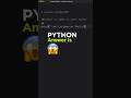 Python Weired Output #python #coding