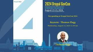 Keynote Drupal GovCon Day 2
