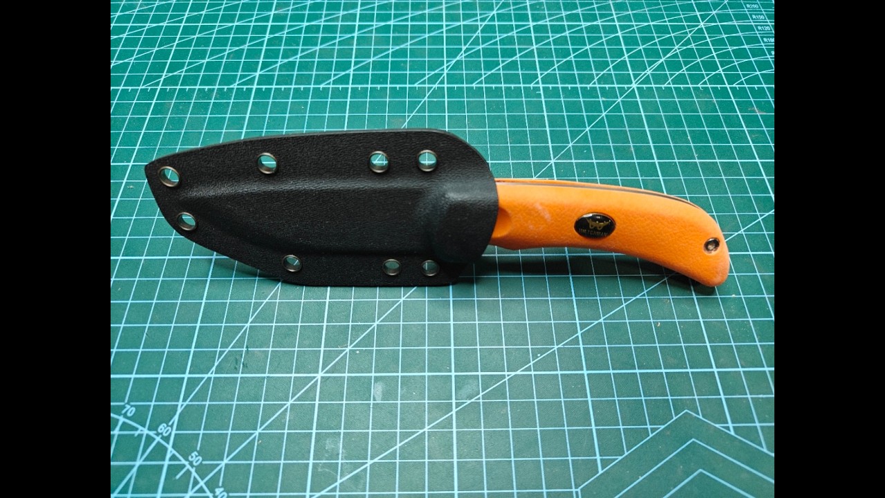 Непростая заточка .  Нож Watchman сталь AUS8 .