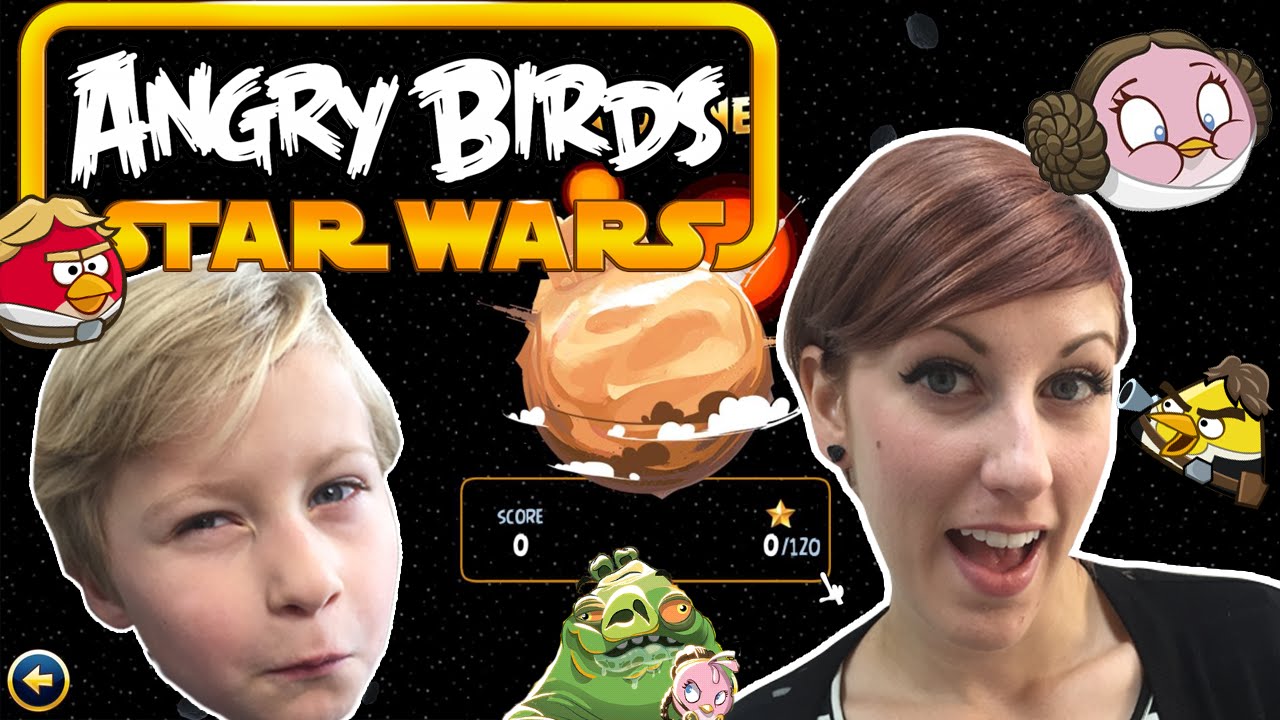 ANGRY BIRDS Star Wars Game Play 