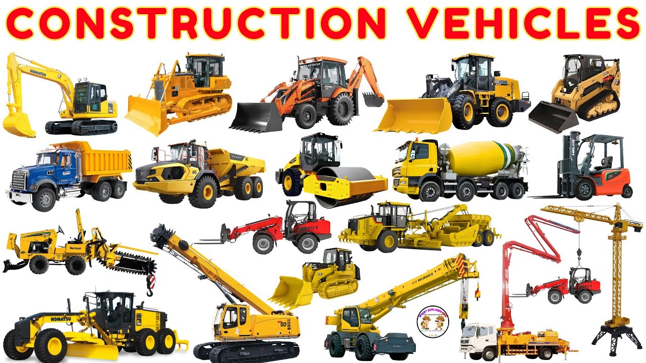 25 мощных строительных машин 🚜 | Большие машины в работе для детей! | Увлекательное STEM-обучение