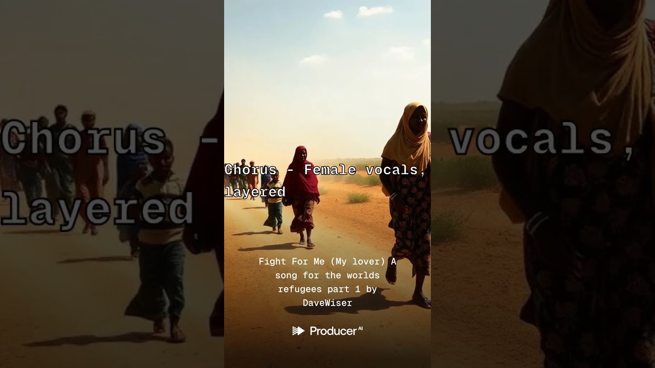 Fight for Me (My lover) A song for the Worlds refugees part 1