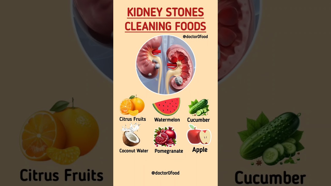 Best Kidney Stone Cleaning Foods | Natural Remedies to Flush Kidney Stones 