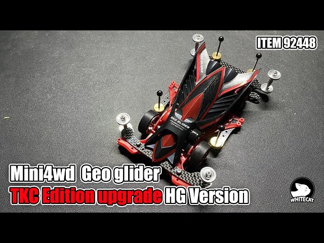 Mini4wd Geo glider TKC Edition upgrade HG Version - YouTube