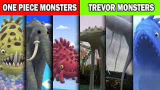 One Piece Monsters Team vs Trevor Monsters Team Battles Simulated in Spore