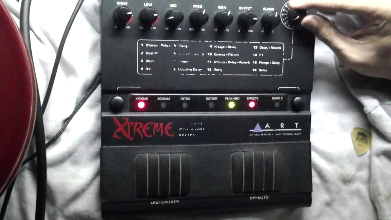 Crappy Guitarist Presents: Testing out the Art Xtreme Multi Effects Pedal