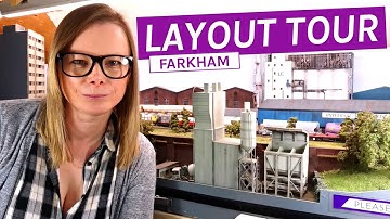 Farkham Layout Tour Introduction with Trains Running | UK Model Railway Ops | Operations