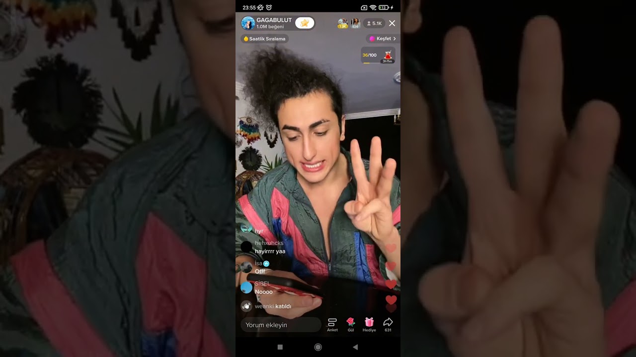 Gaga Bulut Troll Yayını Abazaya Sövüp Yayını Kapatıyor