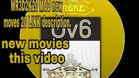 WR3D 2K19 MOD BY King real Link in the description 2
