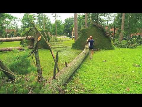 Bemidji, MN July 2nd 2012 Storm Diamond Point Park Destruction