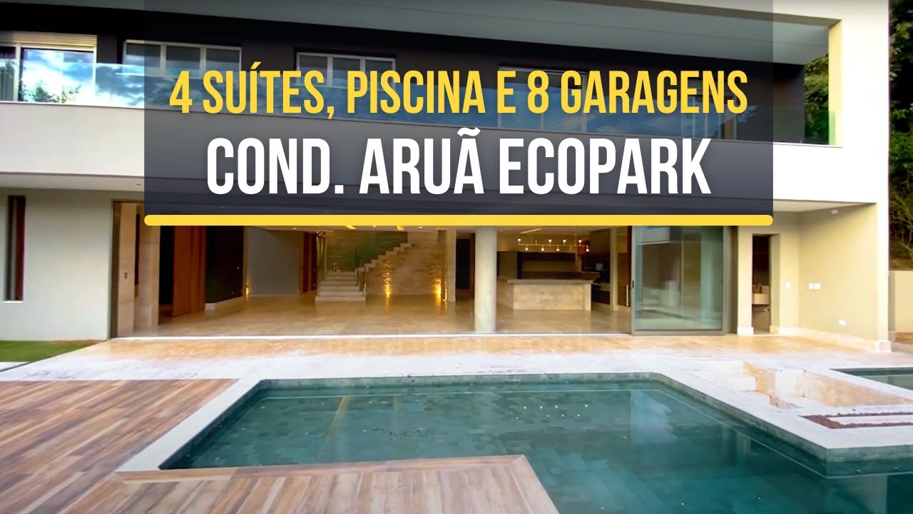 Casa de Alto Padrão à venda  no Condomínio Aruã Ecopark | 5 suítes | Vista para o Lago | SP
