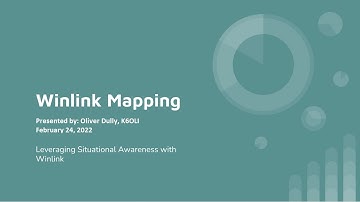 Winlink Mapping – Leveraging Situational Awareness with Winlink