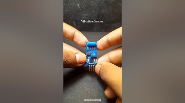 Vibration Sensor. Electronic Science Project. Amazing Electronic Project.😃 #shorts #electronic