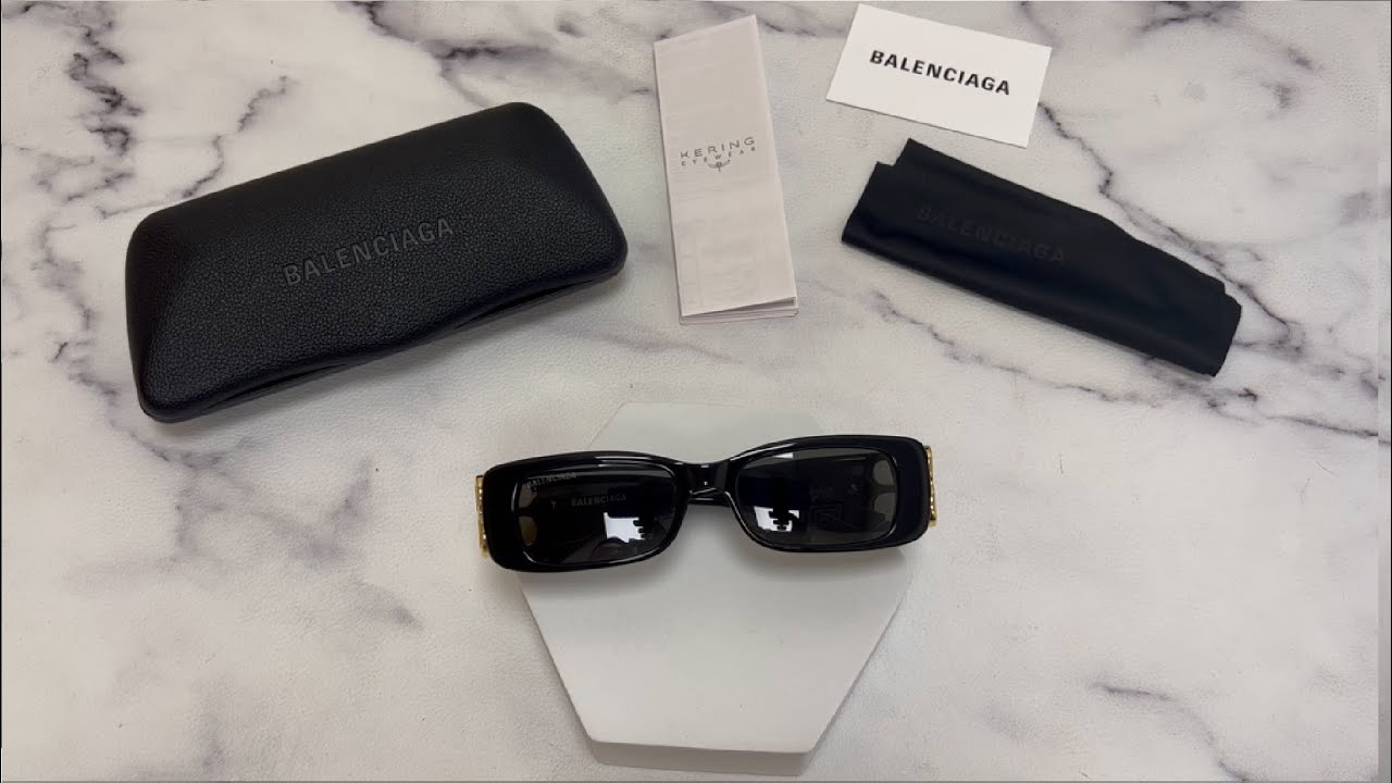 UNBOXING Balenciaga Sunglasses ModelBB0096S YouTube